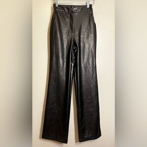 ASOS Faux Leather Straight Pants